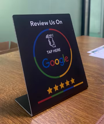 Табелка Google Review